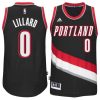 blazers 0 damian lillard 2015 new road black jersey